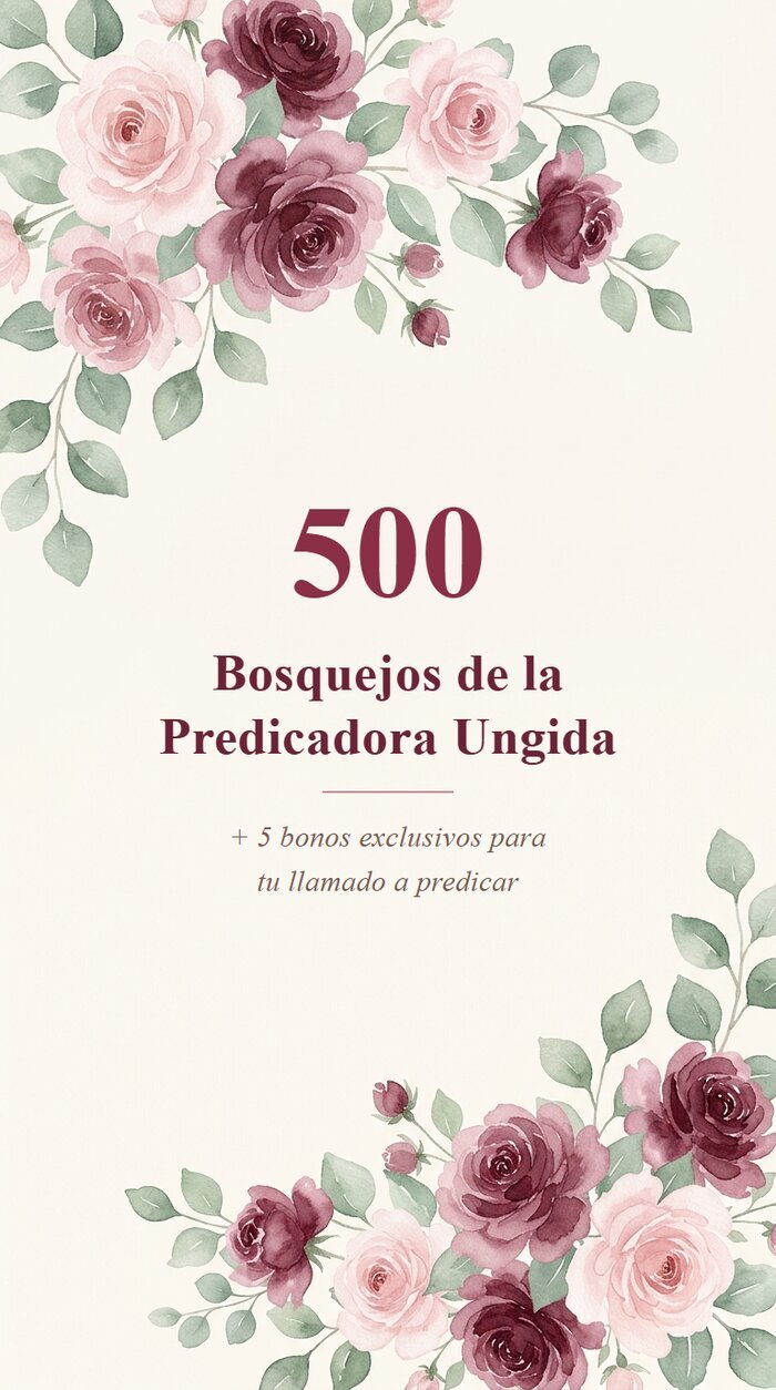 500 Bosquejos de la Predicadora Ungida